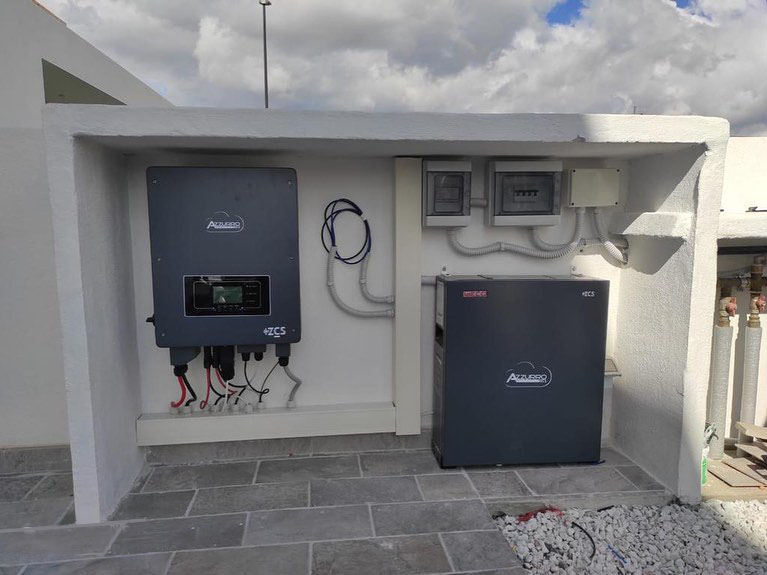 Impianto fotovoltaico con accumulo
