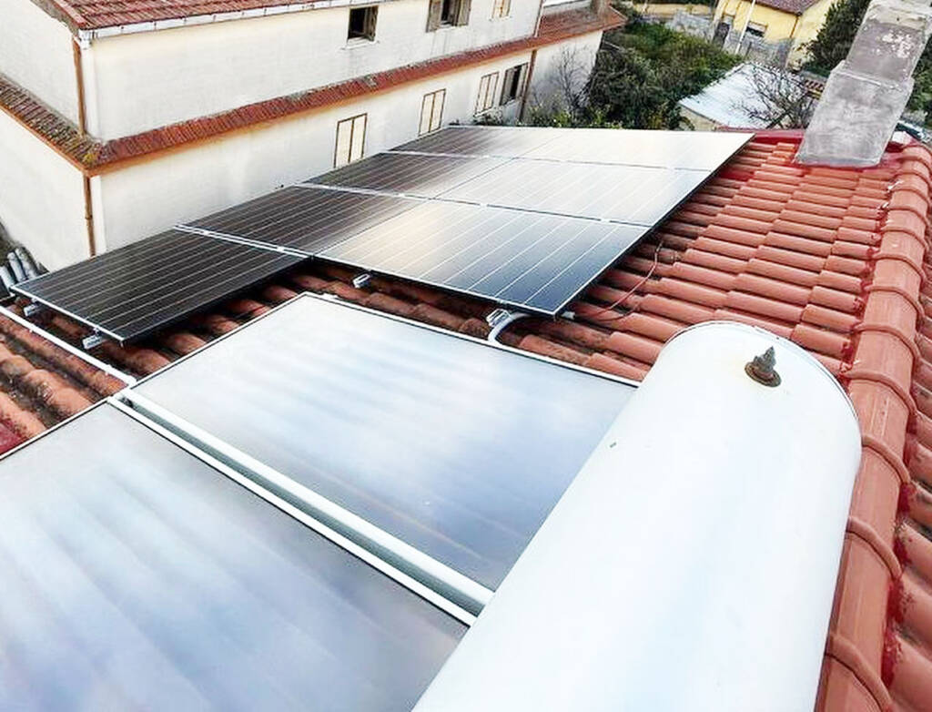 Impianto fotovoltaico con accumulo