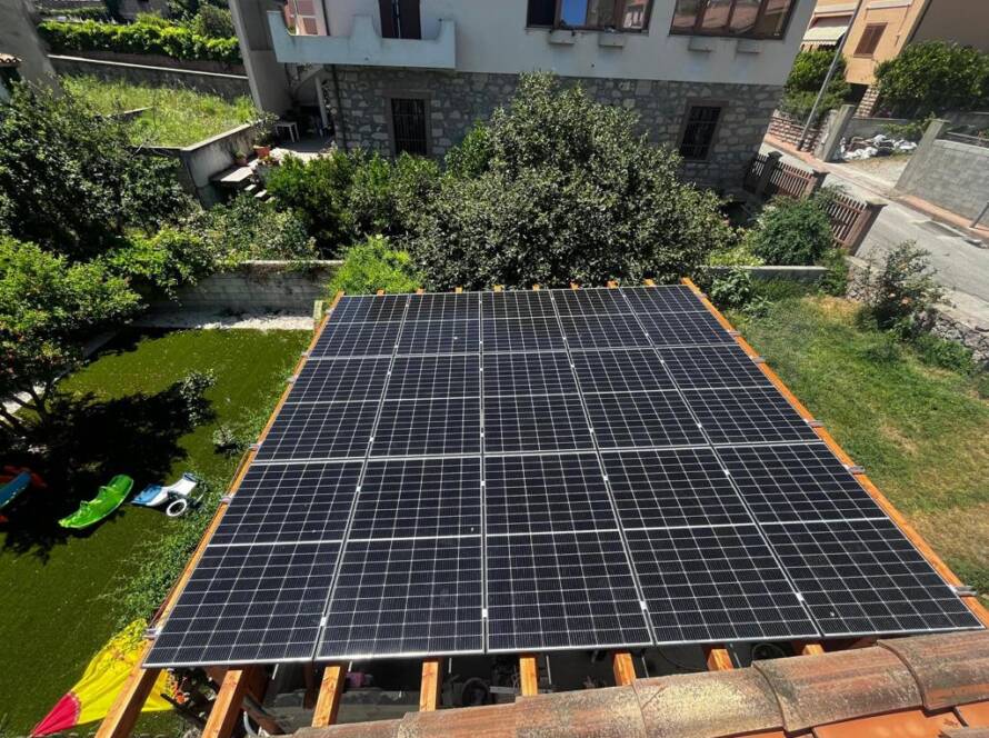 Pergola fotovoltaica